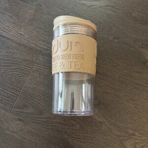 Bodum 11685-913 Acrylic Travel Mug with Radial Lid 0.45 l, 15 oz, off white